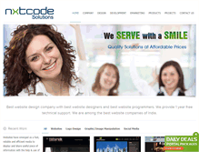 Tablet Screenshot of nxtcode.com